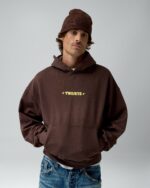 Twojeys Single Stars Hoodie Brown