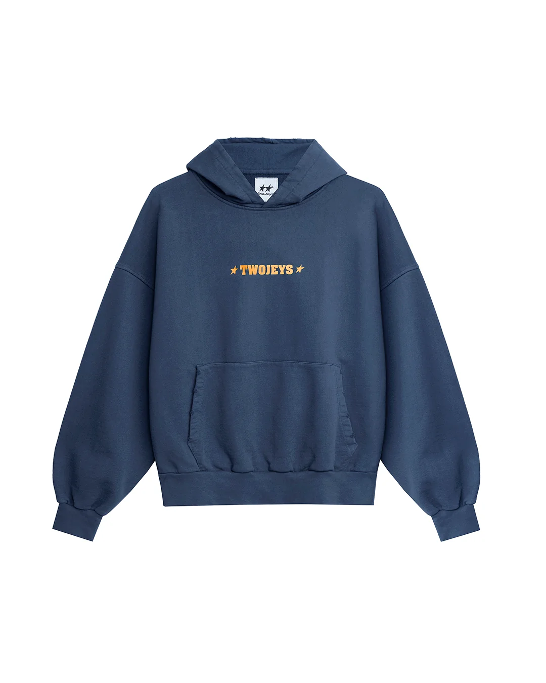 Twojeys Single Stars Hoodie Navy Twojeys Single Stars Hoodie Navy