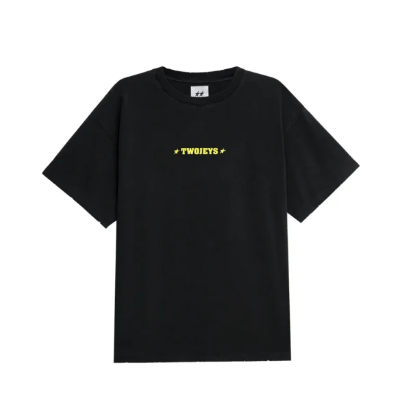 Twojeys Single Stars Tee Black