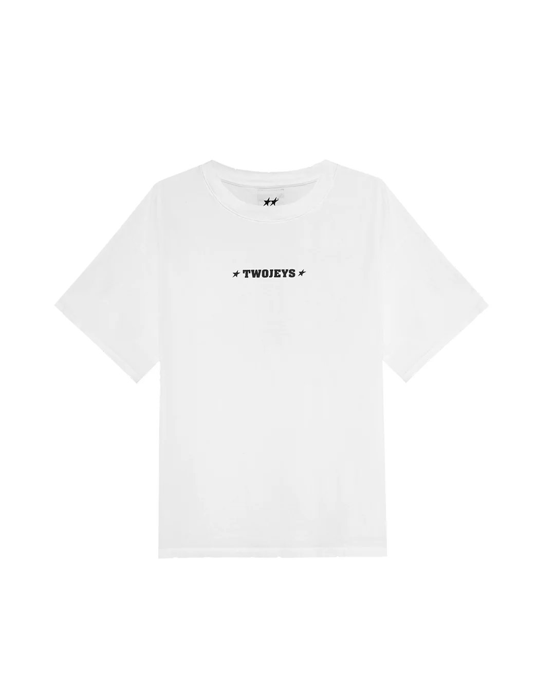 Twojeys Single Stars Tee White Twojeys Single Stars Tee White