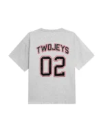 Twojeys Varsity Tee Grey Melange
