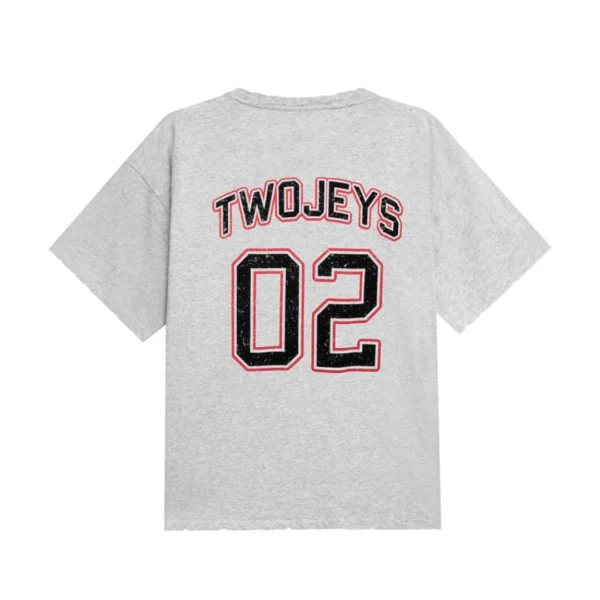 Twojeys Varsity Tee Grey Melange
