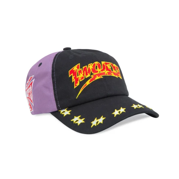 TwoJeys Embroidered Purple Dad Cap Front