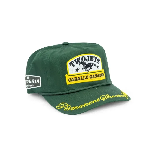 TwoJeys Caballo Ganador Green Cap Front View
