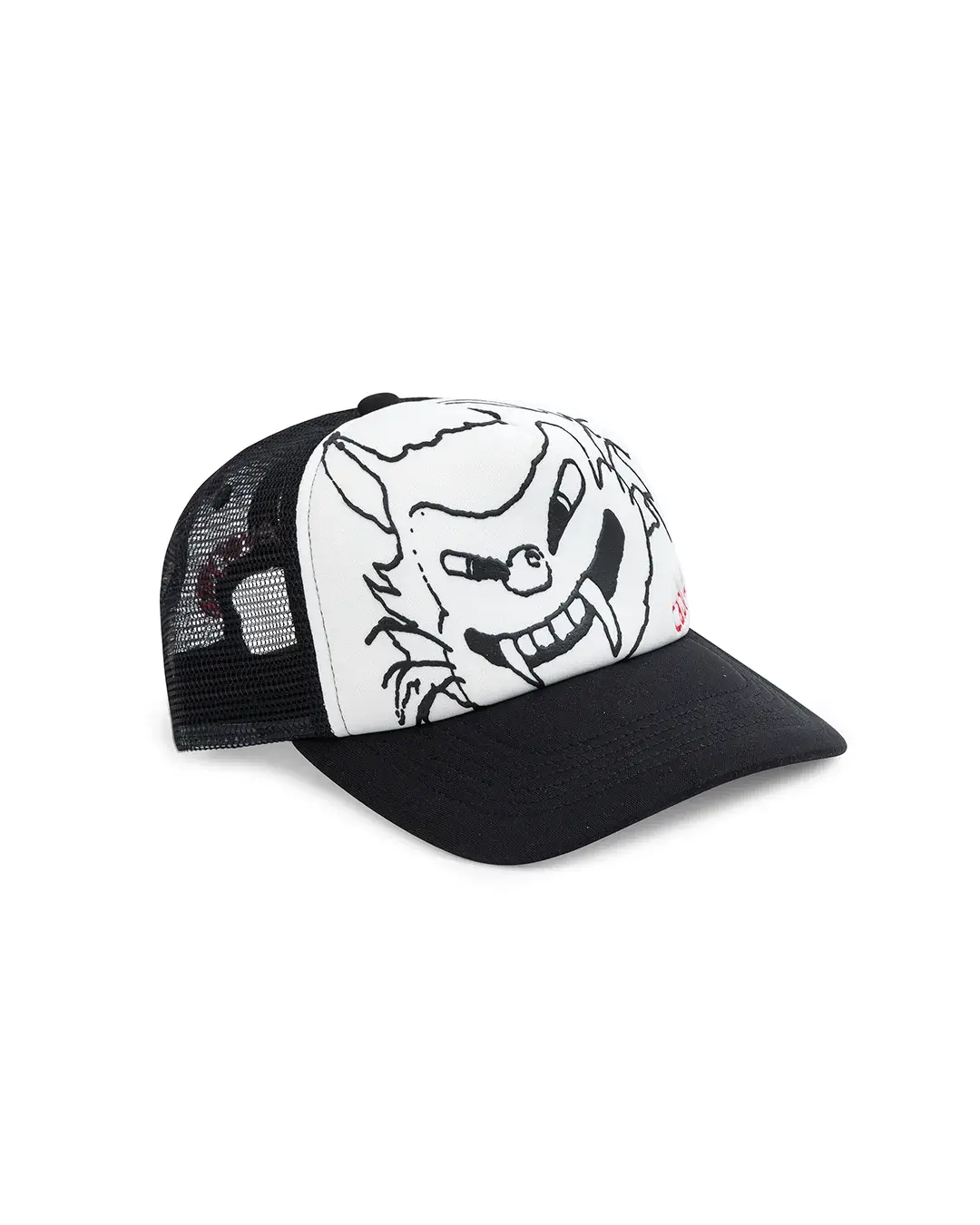 TwoJeys Da Cat Black Trucker Cap TwoJeys Da Cat Black Trucker Cap front view