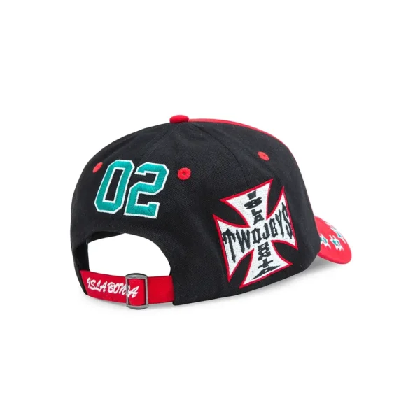 TwoJeys Embroidered Black Dad Cap Back