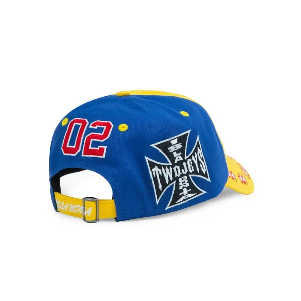 TwoJeys Embroidered Blue Dad Cap Back