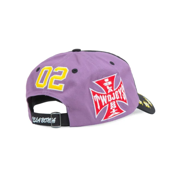 TwoJeys Embroidered Purple Dad Cap Back