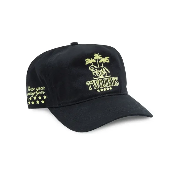 TwoJeys Horse Year Black Cap Front