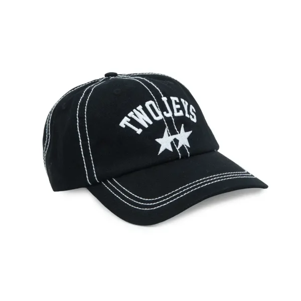 TwoJeys Icon Cap Contrast Black front