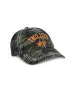 TwoJeys Icon Contrast Camo Cap front view