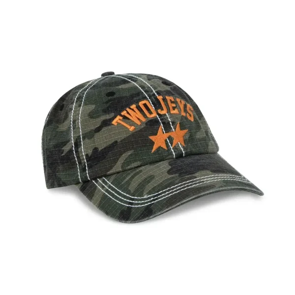 TwoJeys Icon Contrast Camo Cap front view