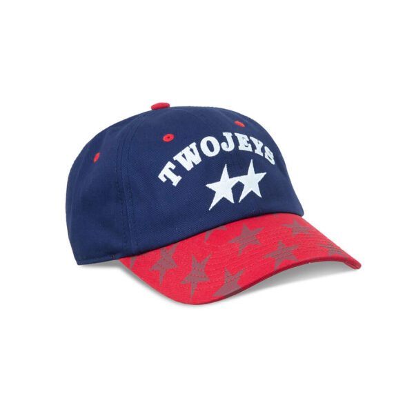 TwoJeys Mismatched Navy Dad Cap front view