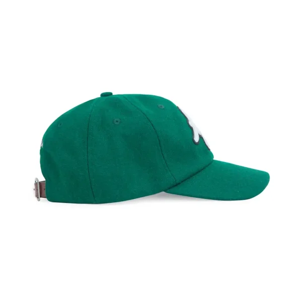 TwoJeys TJ Initials Green Wool Cap BAck