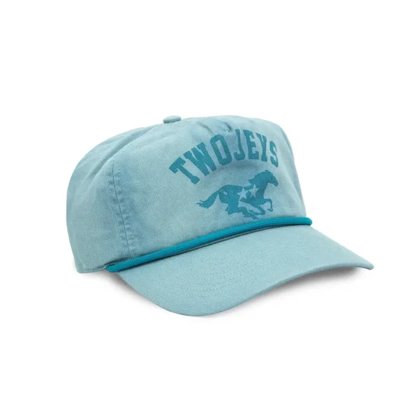 TwoJeys Varsity Cap Sky Blue front view