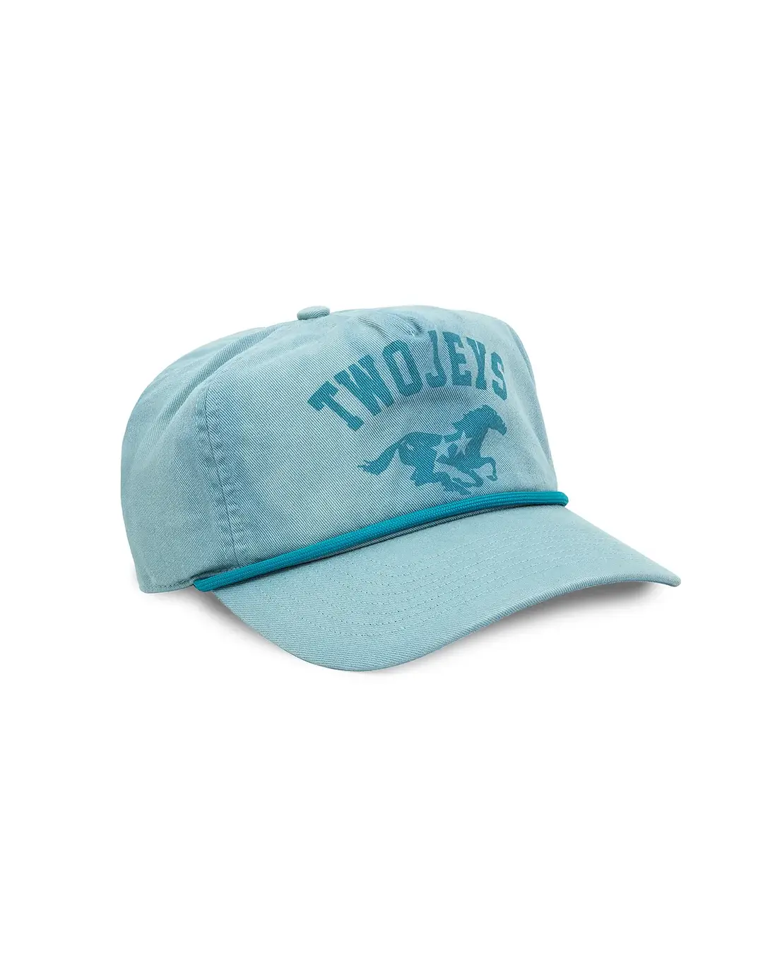 TwoJeys Varsity Cap Sky Blue TwoJeys Varsity Cap Sky Blue front view